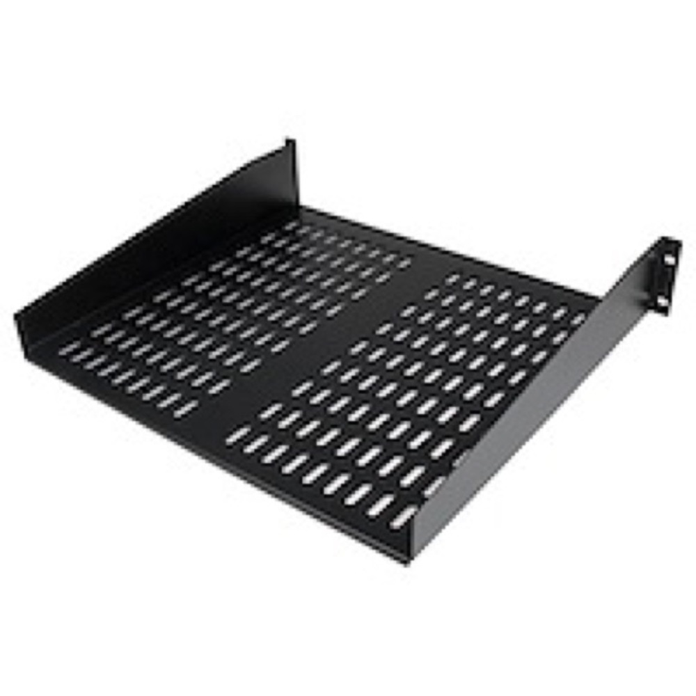 2U 16” Server Shelf Universal Vented Rack Cantilever Tray Steel Wt.Capacity 50lb